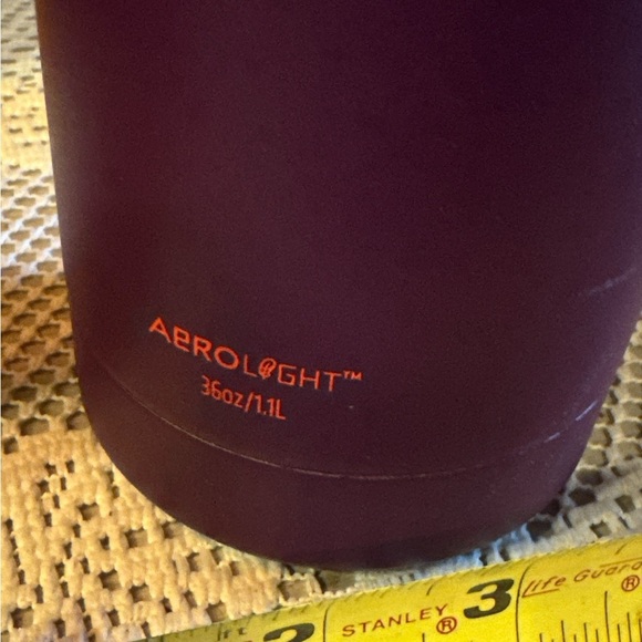 Like New Used Once!!!! 36 oz Stanley Plum/Orange accents - see pics -Great Gift! - Picture 8 of 12